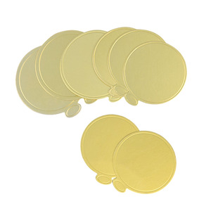 High Quality Mini <strong>Round</strong> <strong>Disposable</strong> Mousse <strong>Tray</strong> Thicken Cake Paper Board - Product Image 1