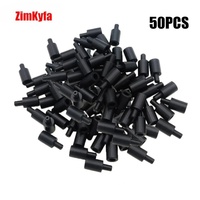Valve de remplissage et de charge de gaz CO2, propane, gaz vert Zimakyfa QZG-5 noire, avec joints en plastique de qualité alimentaire, emballage en vrac