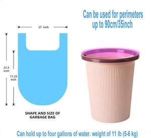 CFC Factory Direct Personnalisable HDPE PE T-Shirt Sacs En Plastique Étoile D'étanchéité Gilet Sacs À Ordures pour Produits Ménagers - Product Image 2