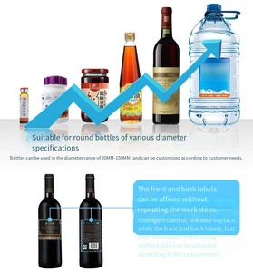 Automatic Electric Tabletop <b>Jam</b> <b>Jar</b> Cans Glass Bucket Opp Bopp Adhesive Label Applicator Machine Hot Glue Labeling High-Accuracy - Product Image 6