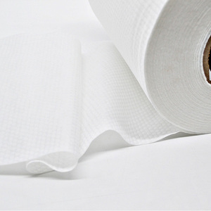 Rouleau de <span class=keywords><strong>tissu</strong></span> non tissé blanc en viscose, polyester, coton, bambou, fibre de lyocell, personnalisable en poids et en matière - Product Image 6