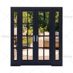 Profilé en aluminium pour portes et fenêtres, format fin pour porte française, porte en aluminium avec vitrage, serrure de porte en aluminium - Product Image 4