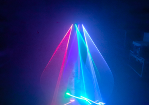 Luz Láser de 2 Cabezas con Activación por Sonido y Control DMX512, Efecto RGB para DJ, Eventos, Bodas y Celebraciones - Product Image 3