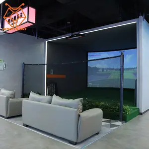 Thuis Golf Simulator 3d Sport Simulator Golfsysteem Apparatuur Custom Golfmachine Voor Sportpark Game Park