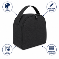 Sac à lunch personnalisé avec logo, étanche, pour enfants et adultes, en polyester Oxford, isotherme, vente en gros, pour l'école, cadeau pour les employés