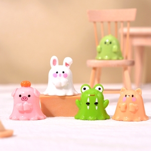 Adornos Pequeños Decorativos DIY de Halloween: Muñecas de Brujas y Fantasmas para Micro-paisajes - Product Image 3