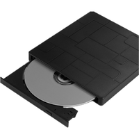 Reproductor de DVD externo USB 3,0 extrafino 7 en 1, portátil, DVD/CD, ordenador portátil, Puerto tipo C, Unidad de CD