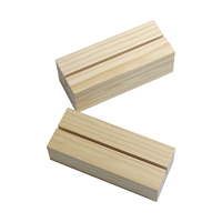 Porte-cartes en bois Porte-panneaux en bois Porte-numéro de table Stands Porte-cartes en bois