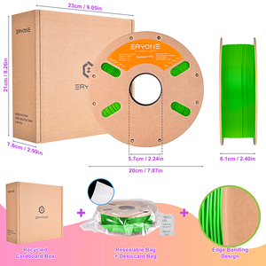 Filament d'imprimante 3D <span class=keywords><strong>ERYONE</strong></span> <span class=keywords><strong>TPU</strong></span> 95A, diamètre 1,75 mm, 1 kg, température d'impression 240°C - Product Image 6