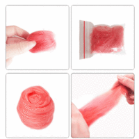 Kit de feutrage à l'aiguille, 10-72 couleurs Kit de feutrage en laine Kits de feutrage pour débutants avec aiguilles à feutrer pour fournitures de bricolage avec sac