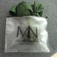 Recyclé Frsetd Sac D'emballage Pour Vêtements/Bikini PVC Clair Soutien-Gorge Zip Serrure Sac En Poly Pour Sous-Vêtements
