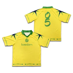 Custom Printed Pattern Breathable Soccer Jersey