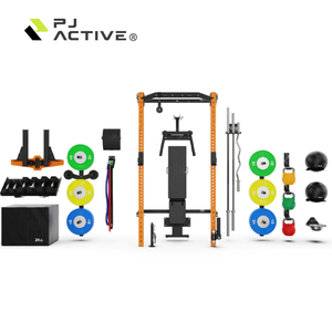 Pinjian 11 Mảnh Thiết Lập Tập Thể Dục Treo Tường Gấp Pull-up Giá Tạ Đa Chức Năng Thiết Bị Đào Tạo Squat <span class=keywords><strong>Rack</strong></span> Set - Product Image 1