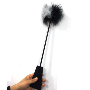 セックスアクセサリーセクシーフェザーティーザードリルハンドルカップルいちゃつくクリットティックラーホイップSMゲーム代替セックスグッズ - Product Image 3