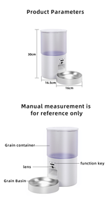 4L ICam kamera pemberi makan anjing dan kucing, kamera pemberi makan anjing otomatis Remote Control WiFi desain polos tahan lama tahan air otomatis - Product Image 5