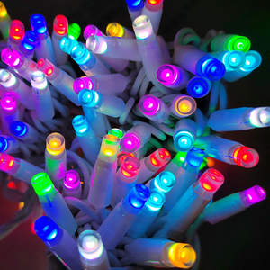 Guirnalda de Luces LED RGBIC con Cable de Goma Blanco IP65, Sincronización Musical, Control por Aplicación, para Interiores/Exteriores, Decoración Romántica para San Valentín - Product Image 4