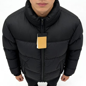 <span class=keywords><strong>Chaqueta</strong></span> de Plumón para Hombre, Diseño Personalizado para Invierno, con Capucha Desmontable, Acolchada y Técnica - Product Image 4