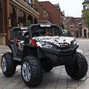 Nouvelle <span class=keywords><strong>Voiture</strong></span> Électrique pour Enfants en Gros, Unisexe, à Batterie, en Plastique, Rechargeable, Télécommandée, Double Sièges, MP3 - Product Image 5