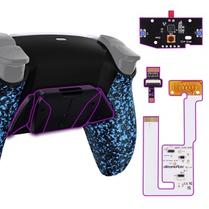 Kit de Reasignación RISE4 V3 Azul Texturizado para Control de PS5 BDM050, Placa de Actualización y Carcasa Trasera Rediseñada y 4 Botones Traseros - Product Image 1