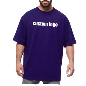 Camiseta Oversize Verde de Algodón con Logo Personalizado para Hombre, Camiseta Negra de Manga Corta con Cuello Redondo, Estilo Casual Sólido con Letras Frontales, Estilo Urbano - Product Image 3