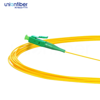 Pigtail Fibre Optique LC APC 0,9 mm G652D Jaune LSZH MM SX pour Déploiement Réseau FTTX 5G - Vente Directe Usine