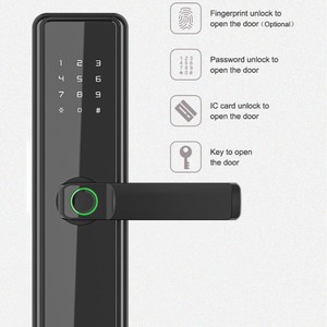 Giá cả phải chăng chất lượng bàn phím khóa cửa Sản xuất tại Trung Quốc OEM ODM tuya ttlock vân tay mật khẩu dễ dàng cài đặt thông minh từ xa khóa cửa - Product Image 6