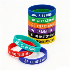 Promo Event Gift Silicone Bracelets <b>Make</b> <b>Your</b> <b>Own</b> Rubber Wristbands Message Personalized Custom Wristband With Logo - Product Image 1