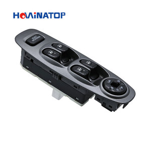 HOWINATOP 93570-25020 pour Hyundai <span class=keywords><strong>Accent</strong></span> 2000 2001 2002 <span class=keywords><strong>2003</strong></span> 2004 2005 Interrupteur de lève-vitre électrique côté conducteur avant gauche gris - Product Image 5