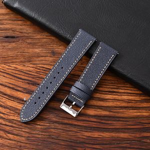 Correa de Reloj Upro de Cuero Genuino de Lujo, 18mm 19mm 20mm 22mm, Correa de Reloj Vintage de Cuero Vacuno Suave para Hombre y Mujer, Correa de Repuesto - Product Image 6