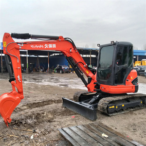 Kubota รถขุดตีนตะขาบมือสองของญี่ปุ่น u55-4 5ton ใบรับรอง CE - Product Image 2