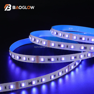 أضواء شريط SMD 60 <span class=keywords><strong>LED</strong></span> <span class=keywords><strong>RGB</strong></span> 4in1 DC24V14W/M RGBW أبيض دافئ PCB 12 5m سلاسل مرنة خفيفة - Product Image 4