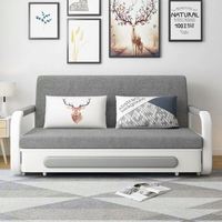 Vintage-Stil Wohnzimmermöbel 3-Sitzer Fing Love Seat Stoff Multifunktionales Baumwoll-Schlafsofa