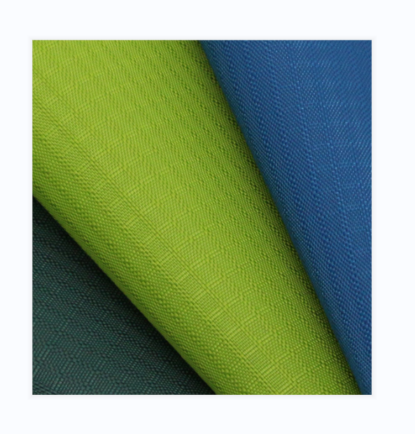 IN STOCK 210D Nylon 0.3*0.4 Ripstop Oxford Fabric Plaid Fabric with PU Coating and Waterproof