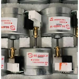 Moteur à courant continu miniature à aimant permanent de 56 mm avec montage à bride, 300 tr/min, pour tourne-disques et magnétophones - Product Image 2