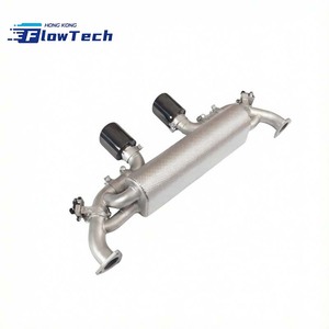 Sistema de escape Catback con válvulas de acero inoxidable T304 para Porsche 911 991/991.1 GT3 3.8l 475 - Product Image 6