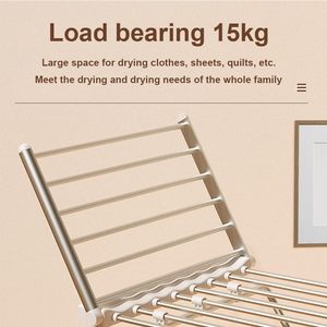 Séchoir Électrique Pliable d'Intérieur avec Contrôle de Température, Écran Tactile, Support de Serviettes sur Pied, Chauffage Domestique, Étanche - Product Image 4