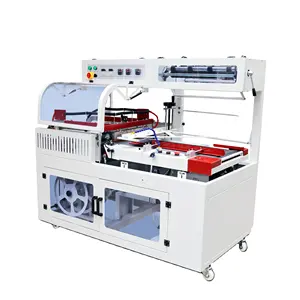 Plastic Film Bag Box Automatic L Bar Sealer Side Sealing Cutting Heat Shrink Wrapping Machine heat tunnel shrink wrap machine