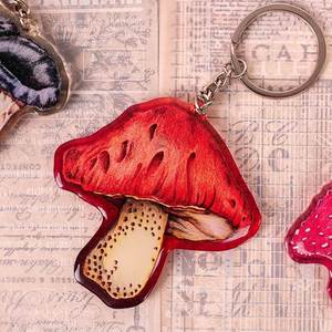 Promotion Transparent Acrylic Keychain with Glitter Design Cartoon Acrylic <b>Key</b> Chain <b>Custom</b> <b>Key</b> Ring Acrylic Charms - Product Image 1