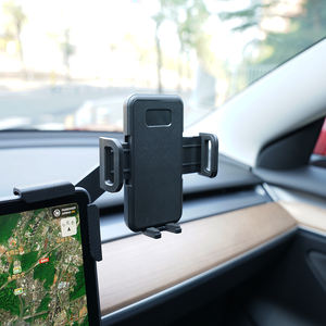 Support universel de support de téléphone <span class=keywords><strong>portable</strong></span> <span class=keywords><strong>pour</strong></span> voiture avec <span class=keywords><strong>bras</strong></span> télescopique réglable <span class=keywords><strong>pour</strong></span> écran d'affichage de voiture Tesla, ordinateur <span class=keywords><strong>portable</strong></span> - Product Image 3