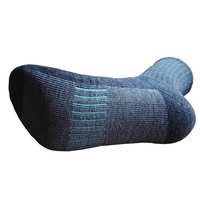 Chaussettes thermiques en laine mérinos de qualité supérieure pour l'automne, pour la marche, le vélo, la randonnée, pour hommes, antidérapantes, jetables, antibactériennes