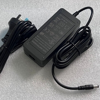 Adaptateur secteur SAA RCM 12V 4A avec prise principale australienne IEC-C7, prise en forme de 8, avec câble DC de 2 m, prise DC 5,5*2,1 mm