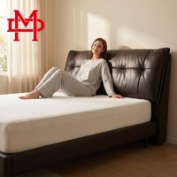 Lit moderne de luxe pleine grandeur XIYUAN, rembourré et doux, revêtement en cuir véritable, haute qualité, écologique, durable, garantie 10 ans