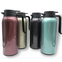 Bouteille d'eau de sport en acier inoxydable à double paroi à haute capacité Thermos sous vide isolé avec poignée pour les cadeaux d'affaires à utiliser au bureau