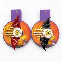 Halloween Duivelshaarband Hoepel Cosplay Feestkostuum Hoofdband Feestartikelen Decoratie Bloemvorm Gemengd materiaal Dames Handgemaakt