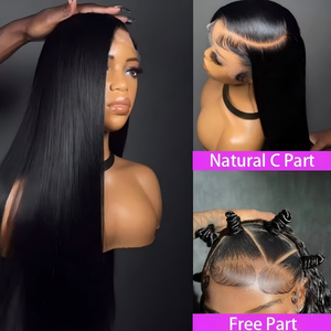 Pelucas de Cabello Humano Virgen Brasileño con Frente de Encaje HD, 250% de Densidad, Color <span class=keywords><strong>Rubio</strong></span> Ceniza, Largo, Base sin Pegamento, Peluca Bob de Cabello Humano - Product Image 4