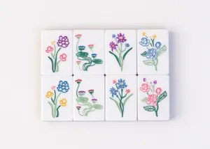 Classic Goddess Classic Malachite <b>Mahjong</b> 3-Layer Acrylic <b>Mahjong</b> Tiles <b>Set</b> Glitter Gemstone Emerald <b>Mahjong</b> Tile Artwork - Product Image 6