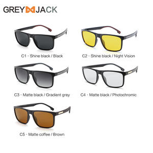 Lunettes de soleil sport Greyjack, monture PC, verres polarisés TAC, protection UV400 pour hommes, pêche en plein air, conduite - Product Image 3