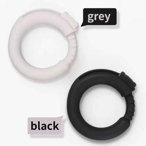 남성용 조절 가능한 실리콘 O형 포피 링, 페니스 링 - Product Image 4