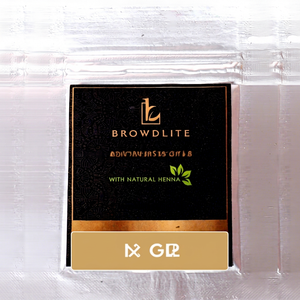 BROWDLITE BROW-965 Kit de Polvo para Cejas Personalizable, Semipermanente, Henna Natural, Resistente al Agua, de Larga Duración para Cejas - Product Image 1