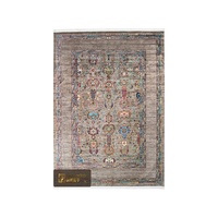 Tapis d'intérieur monolithique LandScopeTech, style persan turc, en polyester doux et moelleux, antidérapant, hauteur de poils de 4 mm, tissé à la machine